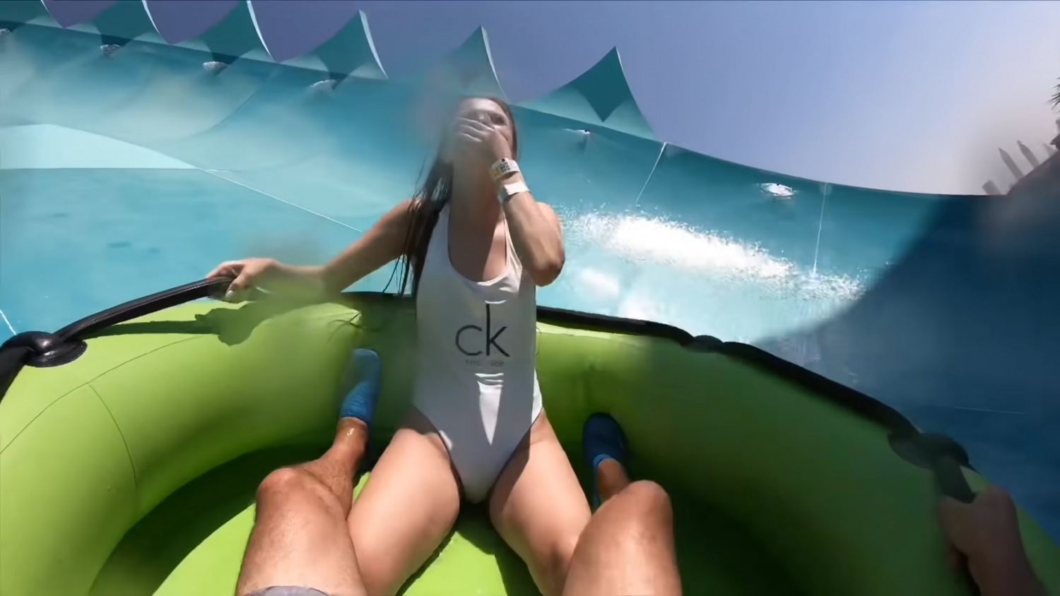 white bikini waterslide #0CFFDA9f