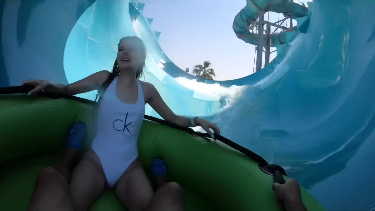 white bikini waterslide #G9fmujhO