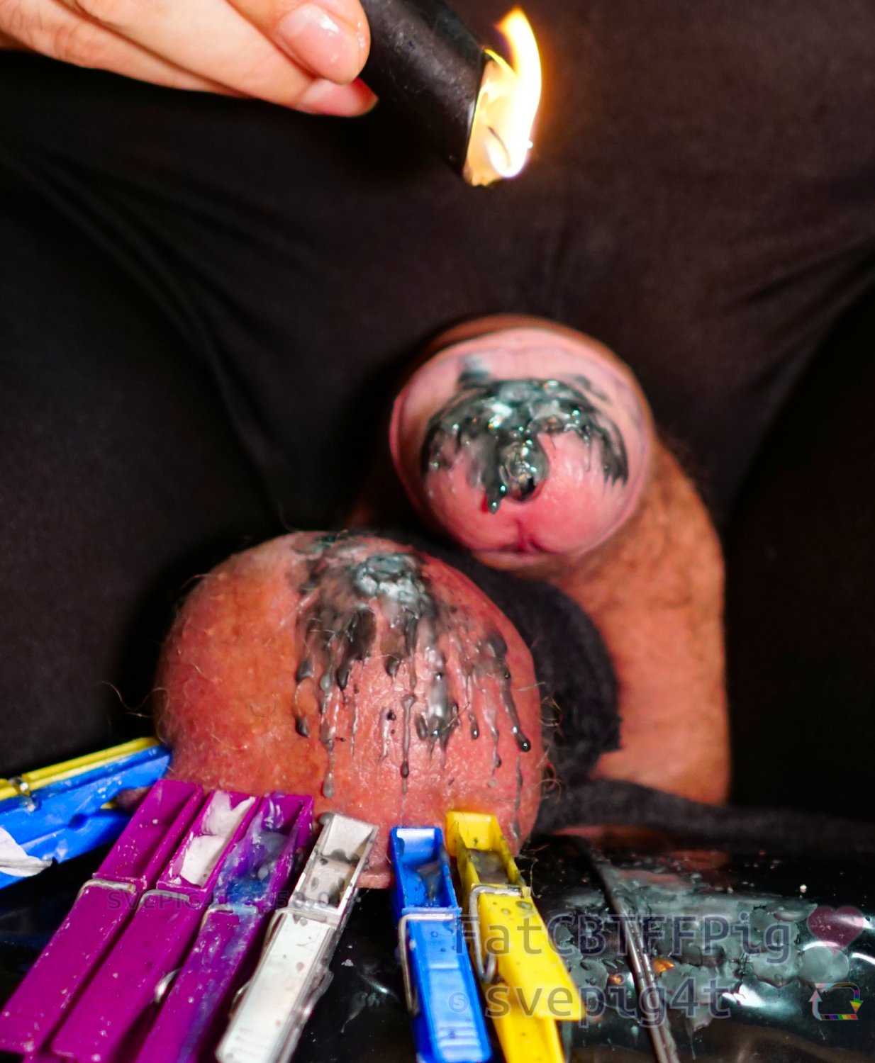 painslut burning penis candle wax and sounding for svepig4t gimp  