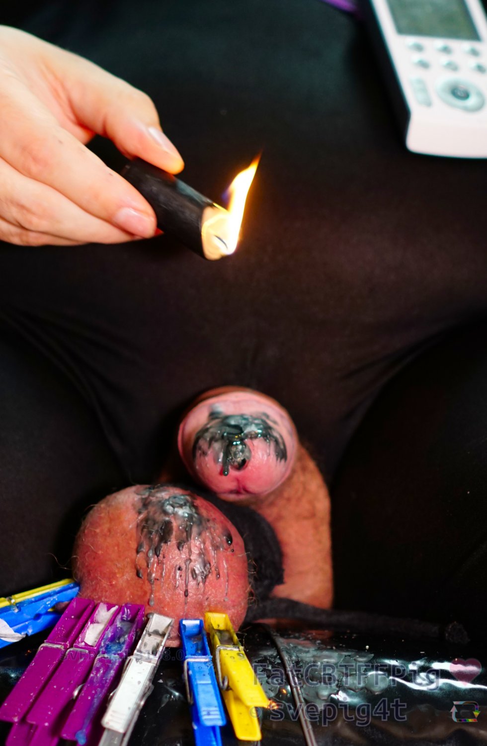 painslut burning penis candle wax and sounding for svepig4t gimp  