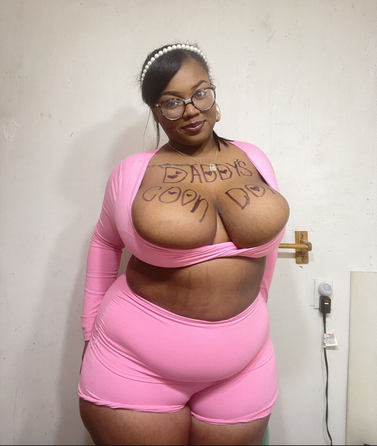 BBW Ebony Big Fat Tits #wOMFfMod